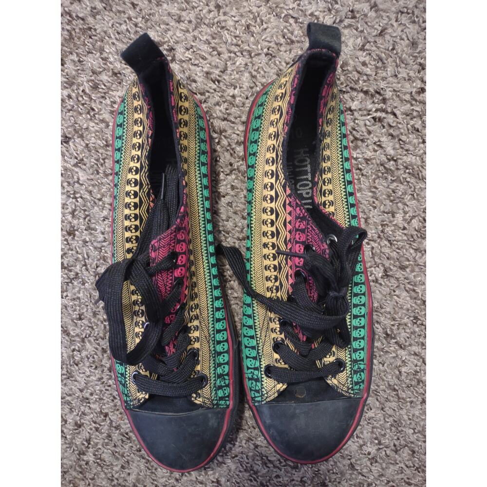 Hot Topic Rasta Sneakers - Picture 2 of 7